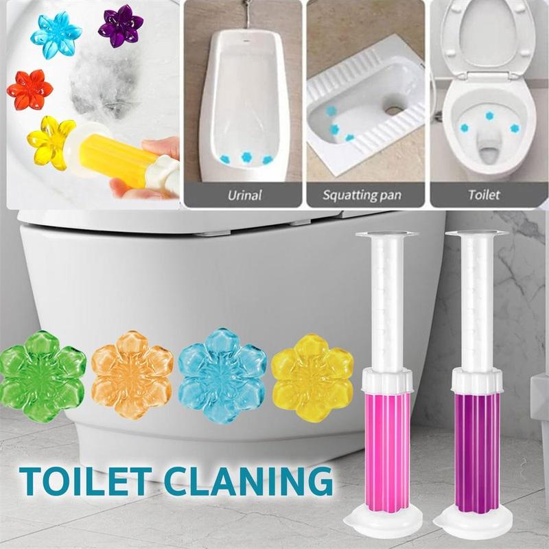 Toilet Cleaning Gel, 6counts box Toilet Gel Stamp, Toilet Cleaner, Toilet Bowl Deodorant Gel, Toilet Scent Freshener Odor Removal Gel, Cleaning Product, Cleaning Supplies, Men’s Dorm Accessories