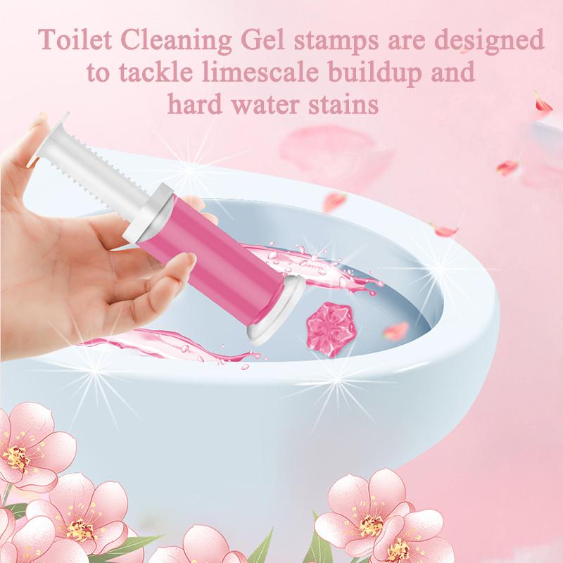 Air Fusion Toilet Cleaning Gel Stamps - 3 Pack, Deodorizing Clean Air Freshener for Bathroom and Kitchen, Long-Lasting Freshness