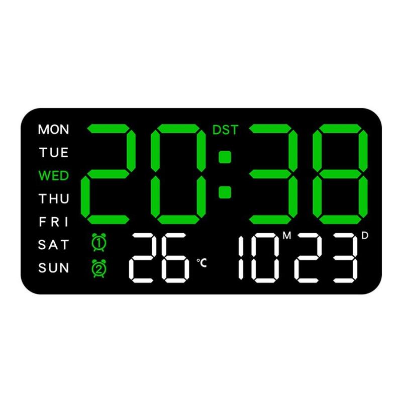 Multifunctional Electronic Clock, 1 Count Dual-purpose Clock, USB Powered Digital Clock, Wall Clock Display Time & Week & Temperature