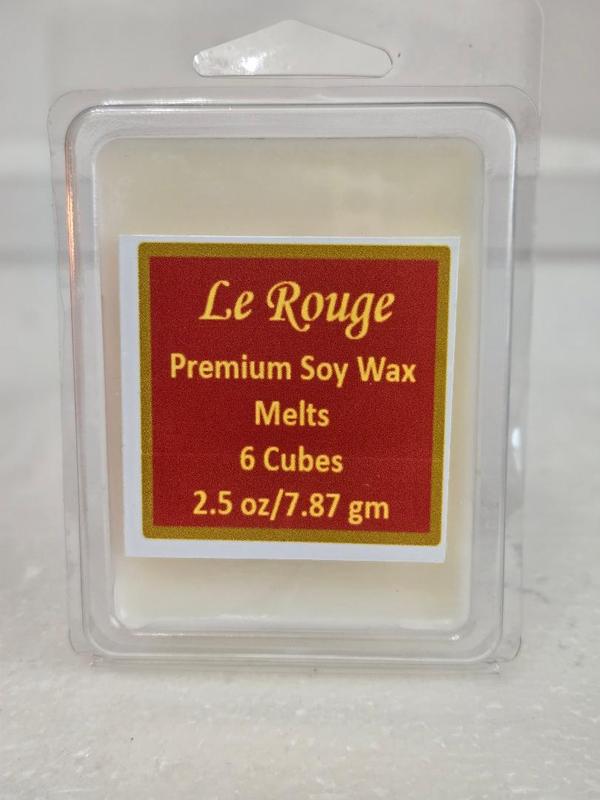 Le Rouge  Scented Wax Melts 6 cubes, 2.5 oz