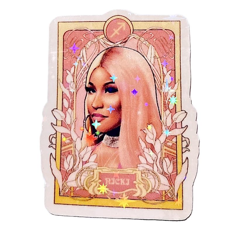 10PC Nicki Decorative Sticker Pack (Waterproof, Removable, Reusable)