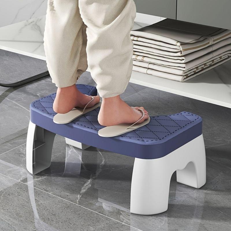 Toilet Stool, Portable Waterproof Squat Stool, Adult Toilet Stool, Home Adult Bathroom Accessories