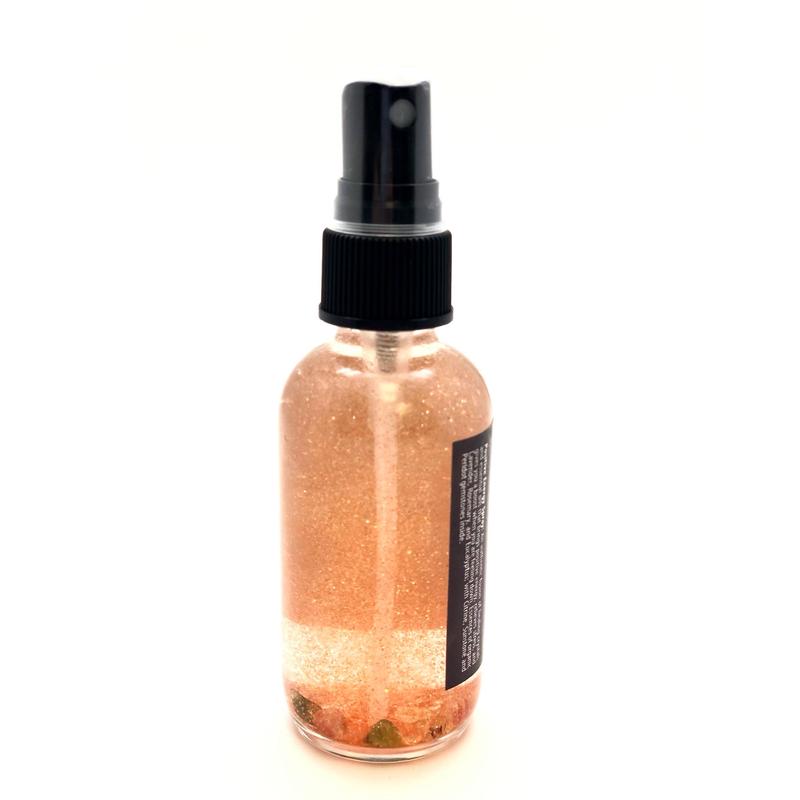 Positive Energy Spray with Orange Mica Glitter