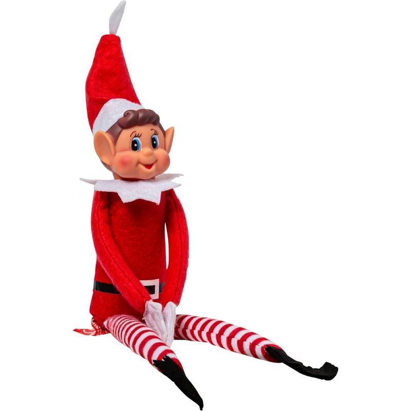 Christmas Elf Doll, 1 Count Novelty Long & Crooked Naughty Doll Decoration, Festive & Party Supplies for Home Bar Coffee Shop