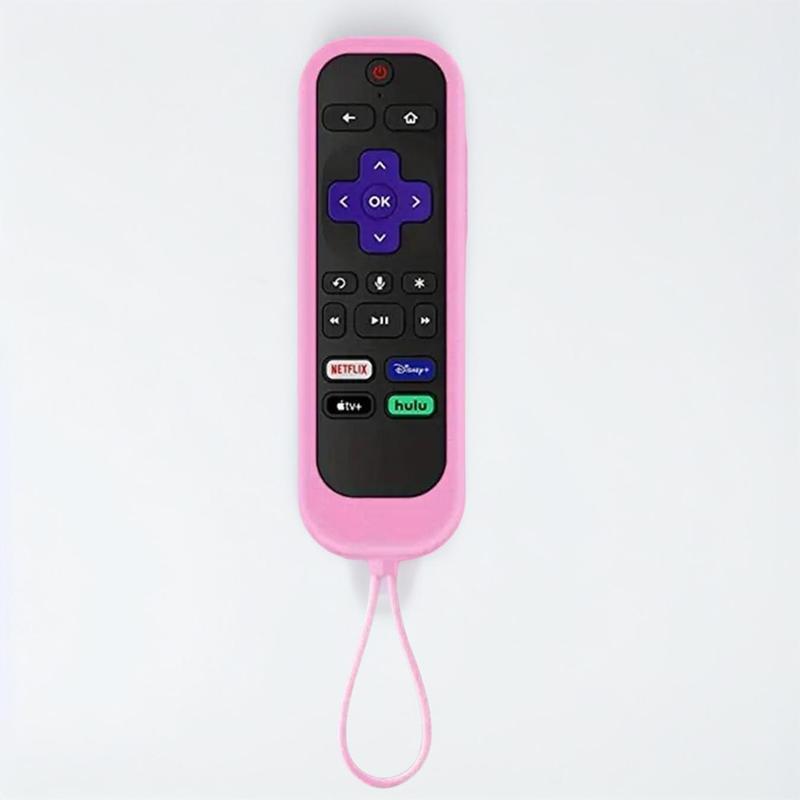 Remote Control Protective Case for Summer Gift, Silicone Luminous Case with Lanyard, Non-slip Light Up Cover for Smart TV (without Headphone Jack), Back to School Gifts