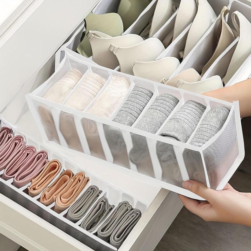 Underwear & Socks Storage Box, 3 Counts Drawer Type Underwear & Socks Storage Organizer, Multifunctional Fabric Organizer Storage Box for Home Bedroom