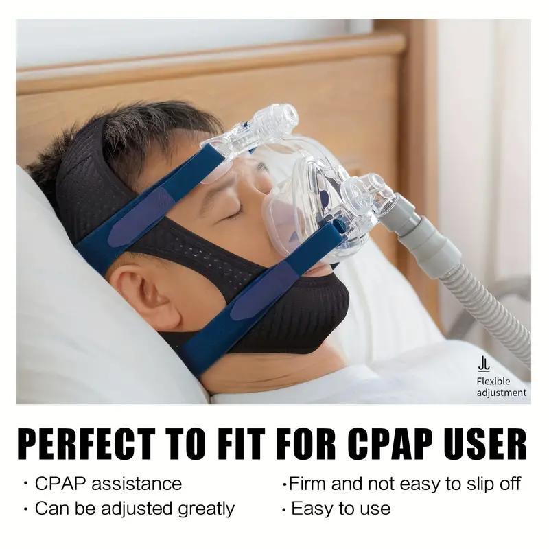 Anti Snoring Chin Strap, Solid Color Triangle Shape Sleeping Mouth Strap, Soft Breathable Anti Snoring Mouth Strap, Suitable for Home & Travel, Cool Bedroom Bedding Accessories, Halloween Decor