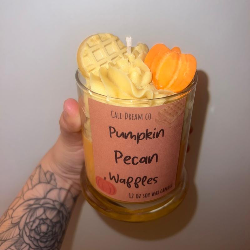 Pumpkin Pecan Waffles Whipped Candle