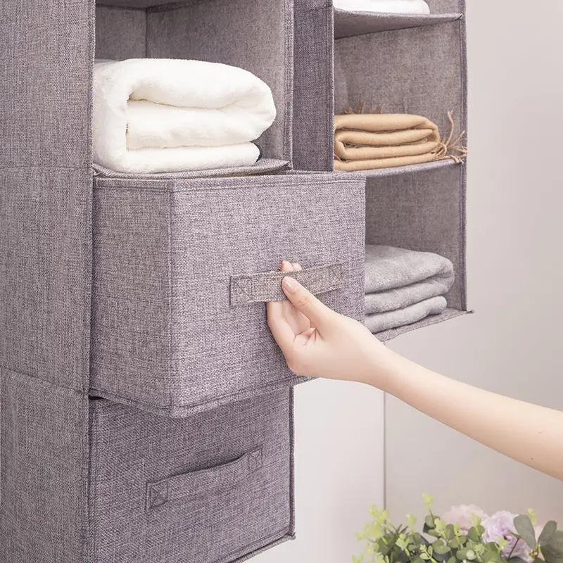 Foldable Clothes Storage Bag, 1 Count Durable Storage Basket of Clothes, Blankets, Quilts, Space Saving Closets Organizer's Closet, Bedroom, Home