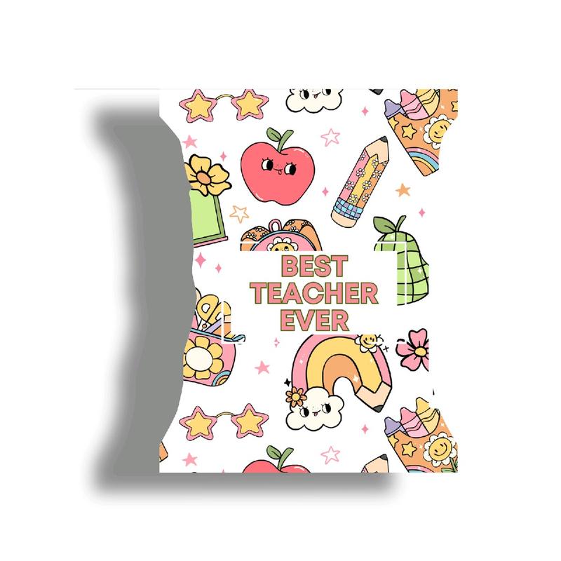 Teacher Themed Bundle - always includes tote or makeup bag, keychain, and sticker pack