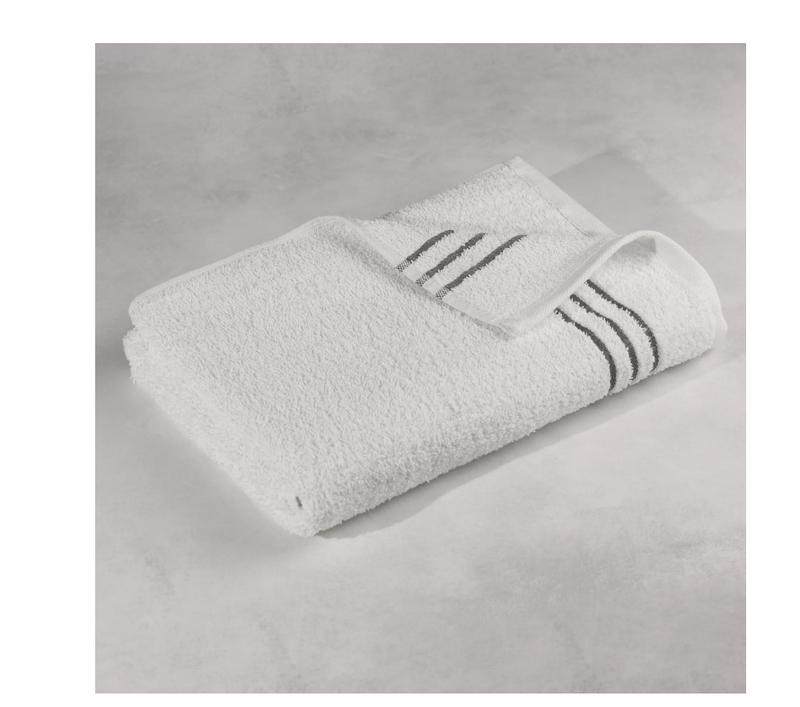 Soft & Plush Touch 24 Piece Cotton-Recycled Polyester Bath Towel Set, White - Perfect for Your Home