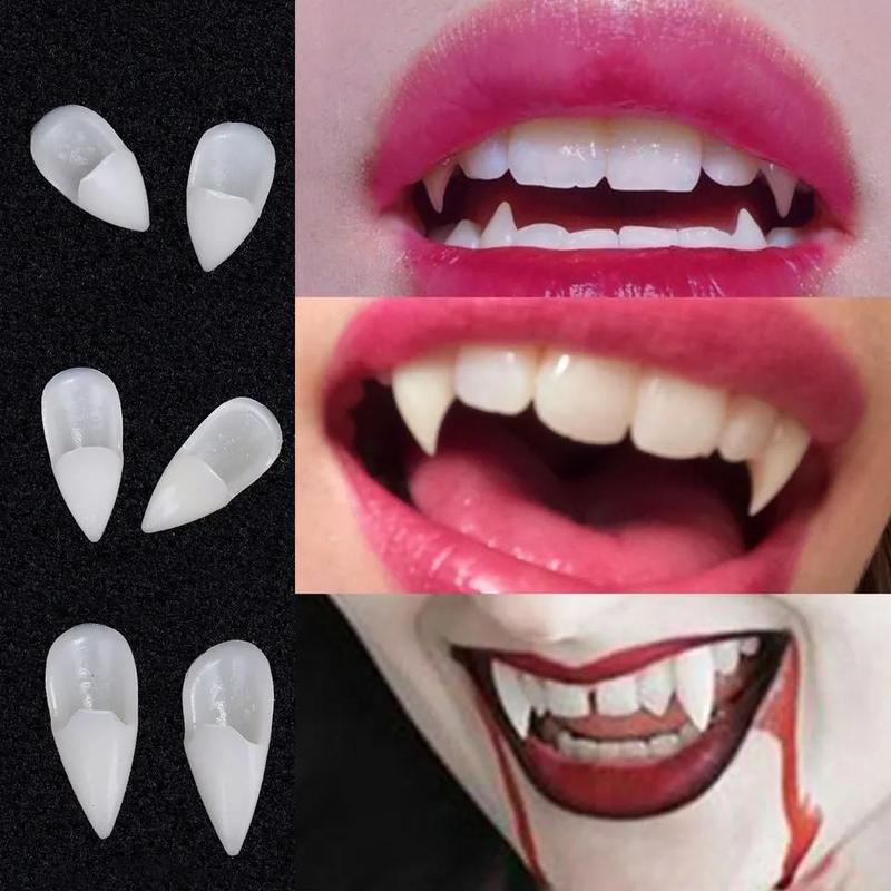 Black Friday Haul DIY Halloween Costume Props Vampire Teeth Fangs, 1 Count Party Prop for Women & Men, Fancy Costume for Party Holiday Festival, Halloween Costume 2024, Halloween Party Beauty Products, Halloween Accessories