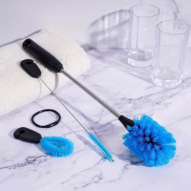 3 in 1 Water Bottle Cleaning Brush Set, 1 Set Kitchen Cleaning Tool for Water Bottle, Coffee Cup, Thermos Bottle