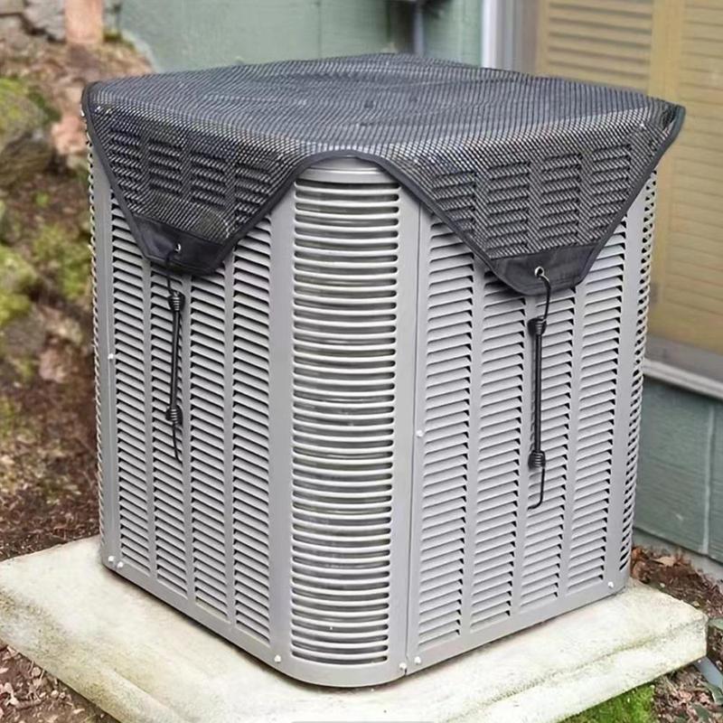 Outdoor Air Conditioner Cover, 1 Count Durable Outdoor Windproof Air Conditioner Cover, Protects Against Dust and Cold Air, PVC Mesh for Ventilation, Home Supplies, Home Ideals 2024, Room Decor