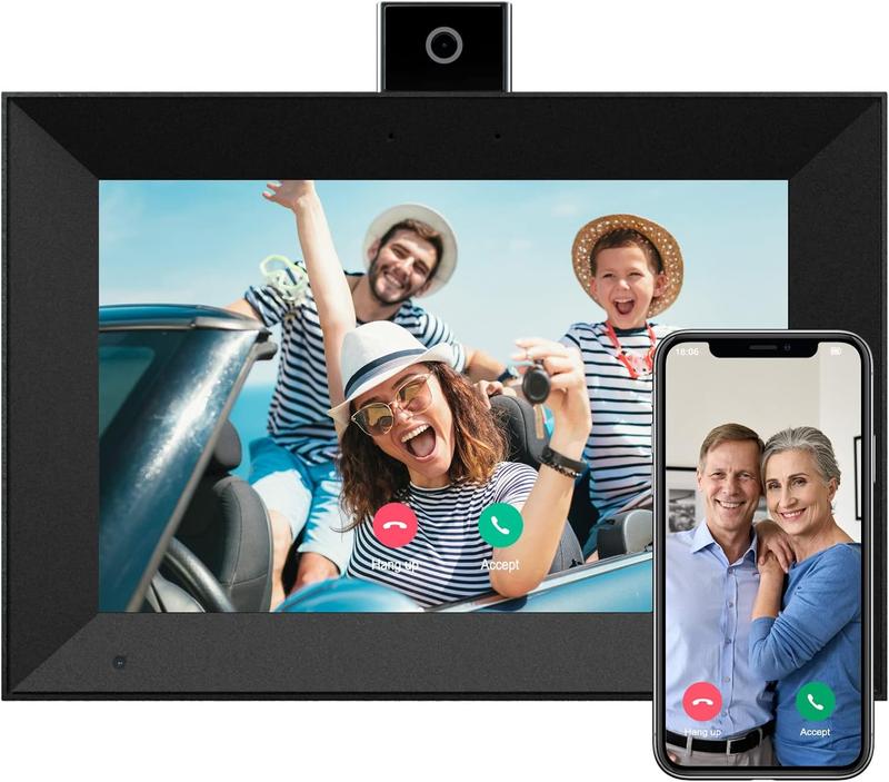 Digital Picture Frame, Humblestead 10.1 Inch WiFi Digital Photo Frame with 1280 * 800 IPS HD Touchscreen, Video Call, Auto Dim, Share Photos and Videos Instantly from Anywhere via AiMOR App