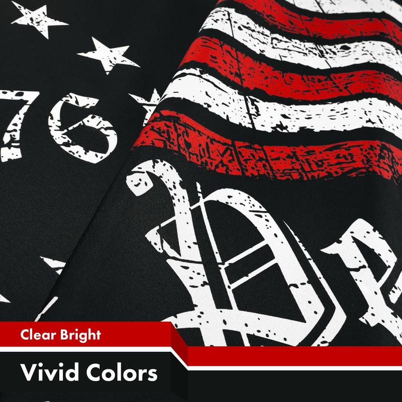 G128 We the People American Flag Banners | 3x5 Ft | LiteWeave Pro Series Printed 150D Polyester | Historical Flag, Indoor Outdoor, Vibrant Colors, Brass Grommets, Wall Decor