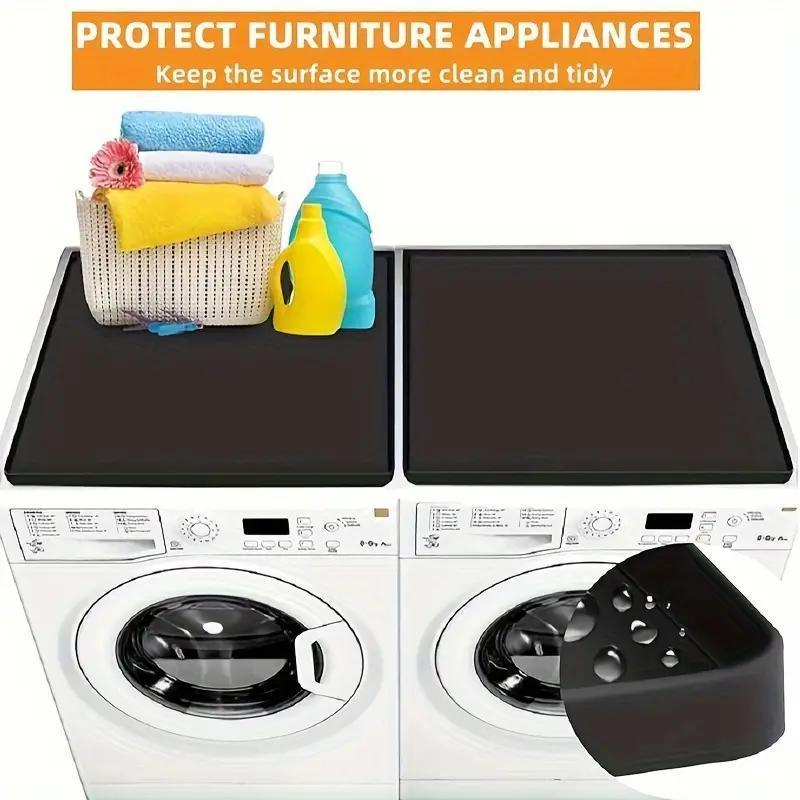 Silicone Washing Machine Top Protective Pad, 1 Count Non-slip Quick Drying Washing Machine Cover, Durable Home Appliance Protector for Laundry Room