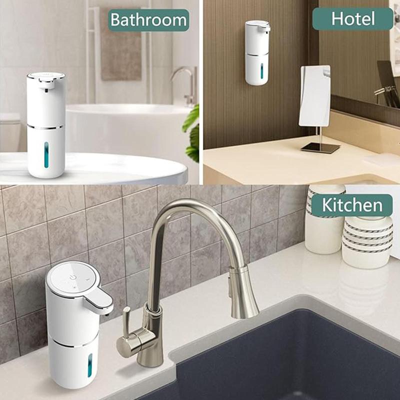 Automatic Sensor Soap Dispenser, Electric Soap Dispenser, USB Charging Household Intelligent Soap Dispenser, Bathroom Supplies, Men Gifts