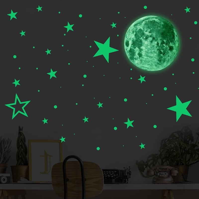 Glow in The Dark Stars for Ceiling,1049Pcs Galaxy Star Set and Solar System Decal Bedroom,Play Room,Living Room,Wall Decorations,Baby Room Decor Wall Stickers