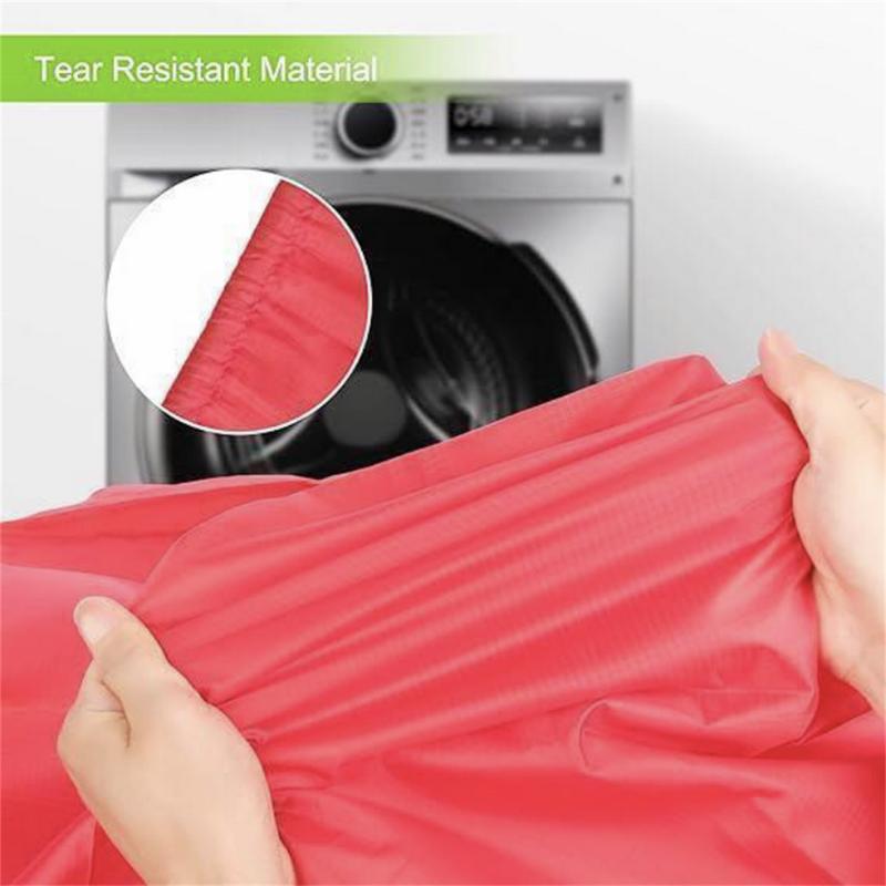 Convenient laundry nylon laundry bag, locking drawstring closure and machine washable, large bag can hold laundry basket or basket, sturdy enough to hold up to three pieces of clothing, (random color, 1pc)