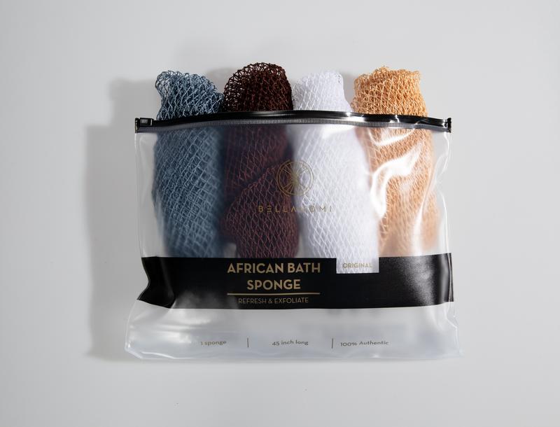 PICK YOUR BUNDLE 4 PCS African Exfoliating Net Sponge Bundle, Ethically Sourced from Nigeria