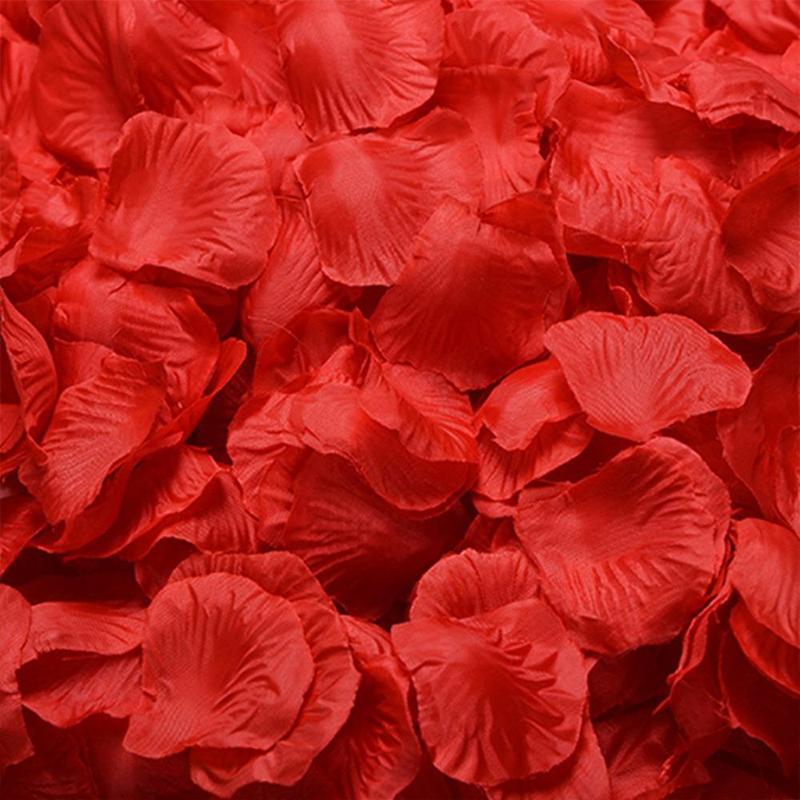 Christmas Simulated Artificial Rose Petal, 1000pcs Creative DIY Spring Decorative Fake Flower, Romantic Decoration Supplies for Festival Wedding Birthday Party and Banquet, Fall Gifts, Trending Home Decor 2024