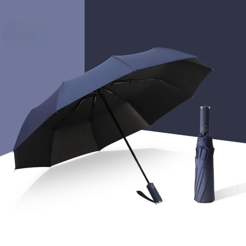 Automatic Opening & Closing Folding Umbrella, 1 Count Portable Windproof Umbrella, Rainproof Large UV Protective Umbrella for Outdoor Travel