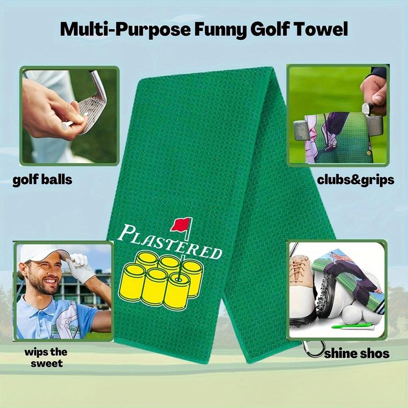 Golf Towel, Golf Towel with Clip, Fun Golf Towel for Golf Bags, Gift for Men Husband Boyfriend Dad, Birthday Gifts for Golf Fan, Summer Gift, Gym Accessories, Men Gifts, Christmas, Christmas Gift