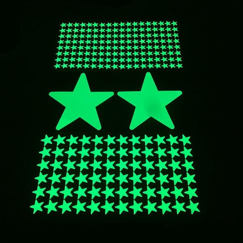 Luminous Star Wall Sticker, Mini Glow in The Dark Self Adhesive Wall Decal, Decorative Sticker for Home Bedroom Living Room, Room Decor