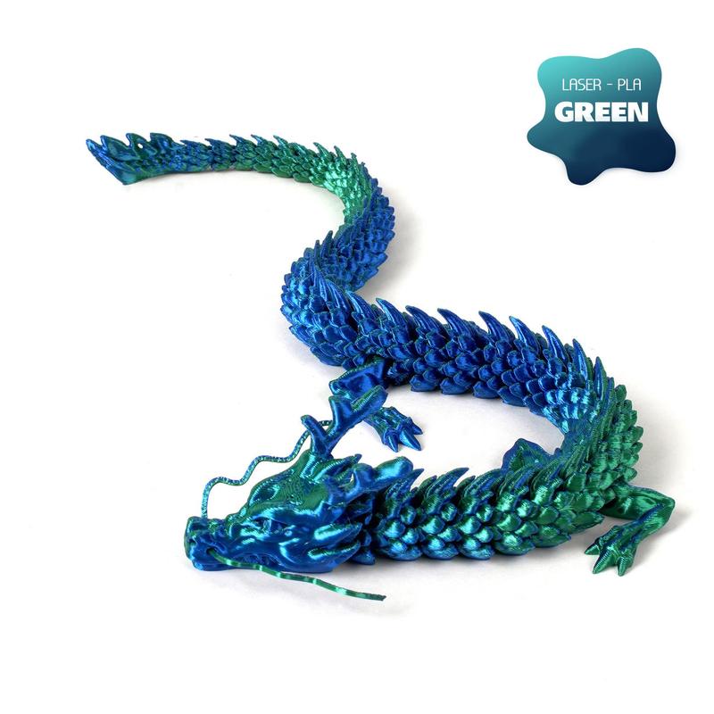 Creative Dragon Design 3D Printing Ornament, 1 Count Chinese Style Desktop Decoration, Office Supplies, Gift for Friends & Family