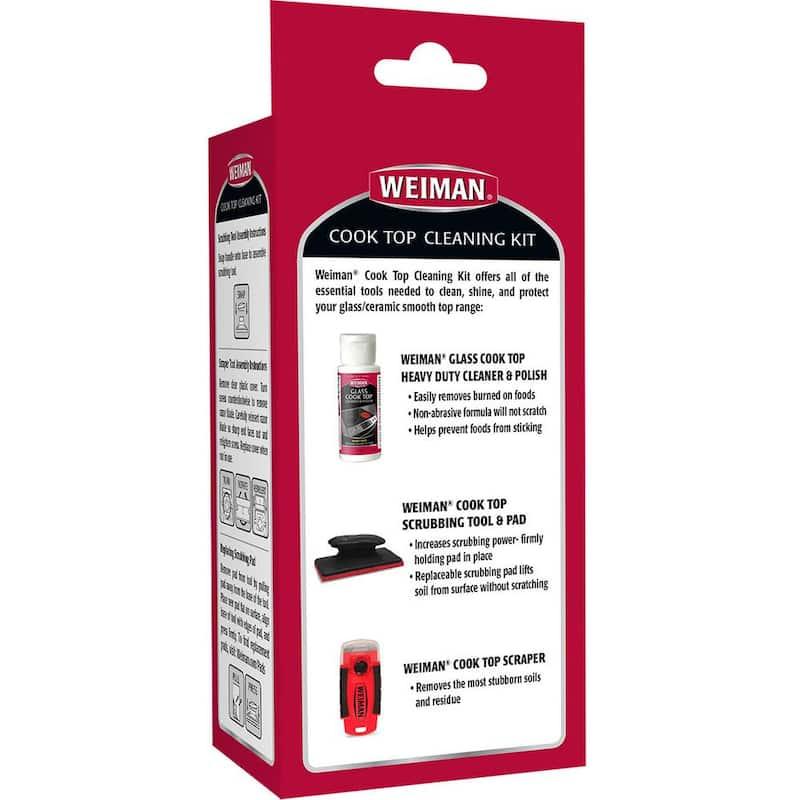 WL01 Weiman Weiman 2 oz. Glass Cook Top Cleaning Kit Household