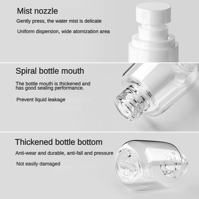 Spray Bottle, 3pcs Empty Spray Bottle, Refillable Spray Bottles for Cosmetic, Perfume, Skincare, Travel, Outdoor