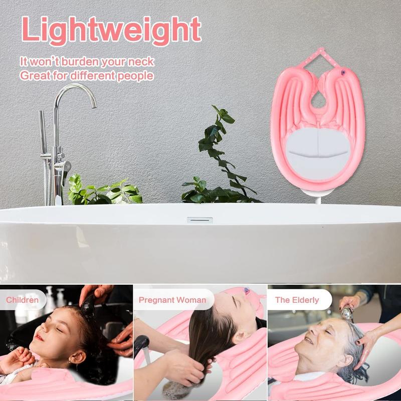 Portable Inflatable Shampoo Basin for Bedside and in Bed - Perfect for Elderly, Disabled, Pregnant, Injured, Bedridden, and Handicapped