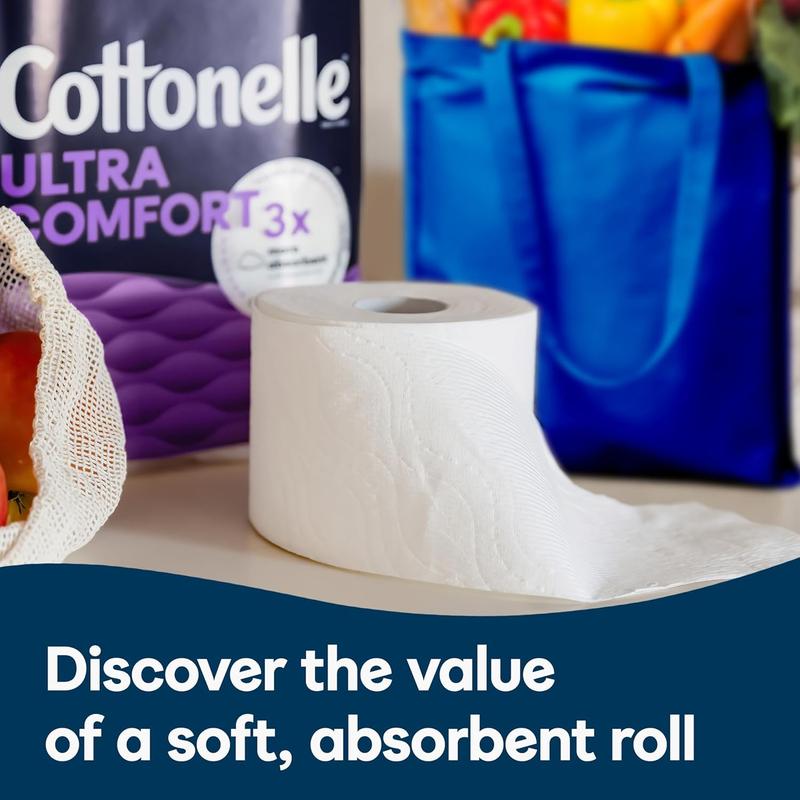 Toilet Paper, 9 Mega Rolls 9 Mega Rolls = 36 Regular Rolls, 244 Sheets per Roll