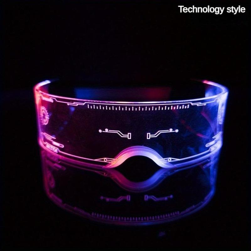 Led Glowing Eyeglasses, Technology Cool Fantastic Light-up Eyeglasses, Party Decoration Supplies for Club Bar Ceremony Graduation Outdoor