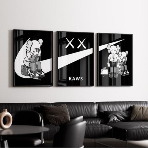 NO FRAME Hypebeast Kaws Poster, Printable kaws Graffiti print, Hypebeast Toys, Hypebeast Sneaker Prints