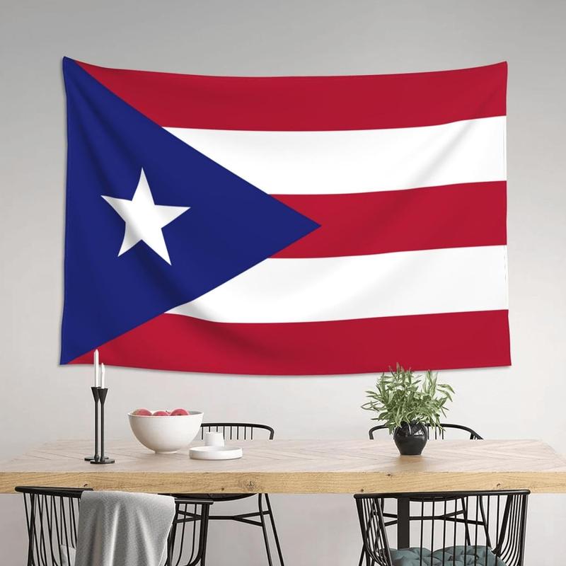 The Puerto Rico Flag Wall Hanging Tapestry 60x40 Inch Puerto Rico Flags Wall Hanging Tapestry for Bedroom Living Room Dorm