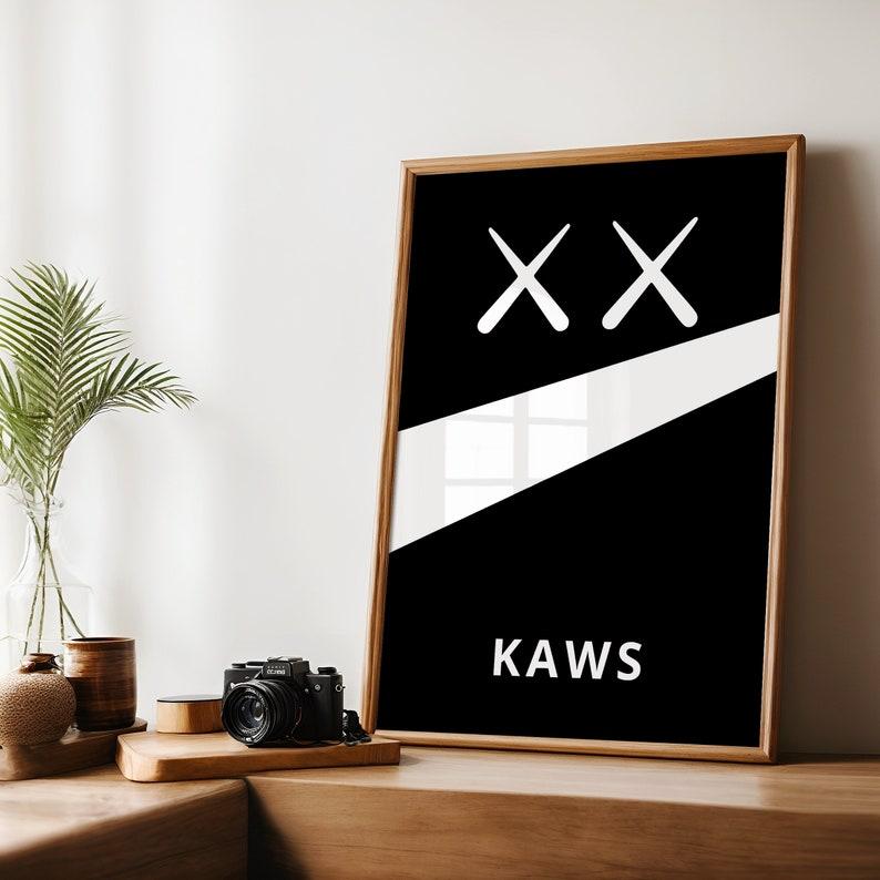 NO FRAME Hypebeast Kaws Poster, Printable kaws Graffiti print, Hypebeast Toys, Hypebeast Sneaker Prints