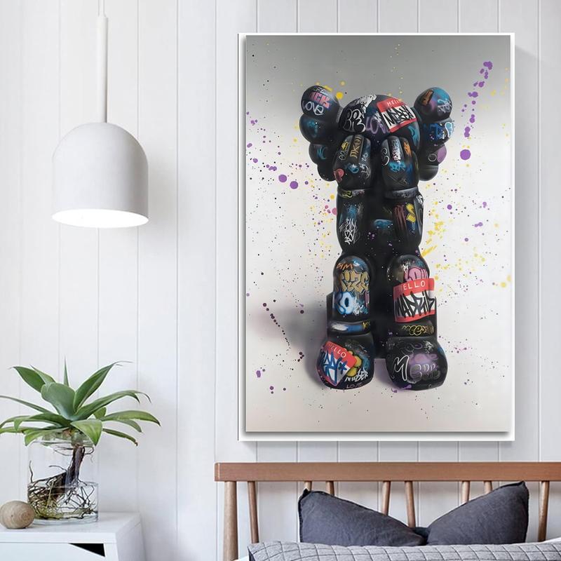 Kawss Poster Trends Graffiti Aesthetic  90s Canvas Room Ornaments Decor prints wall art  Decoration