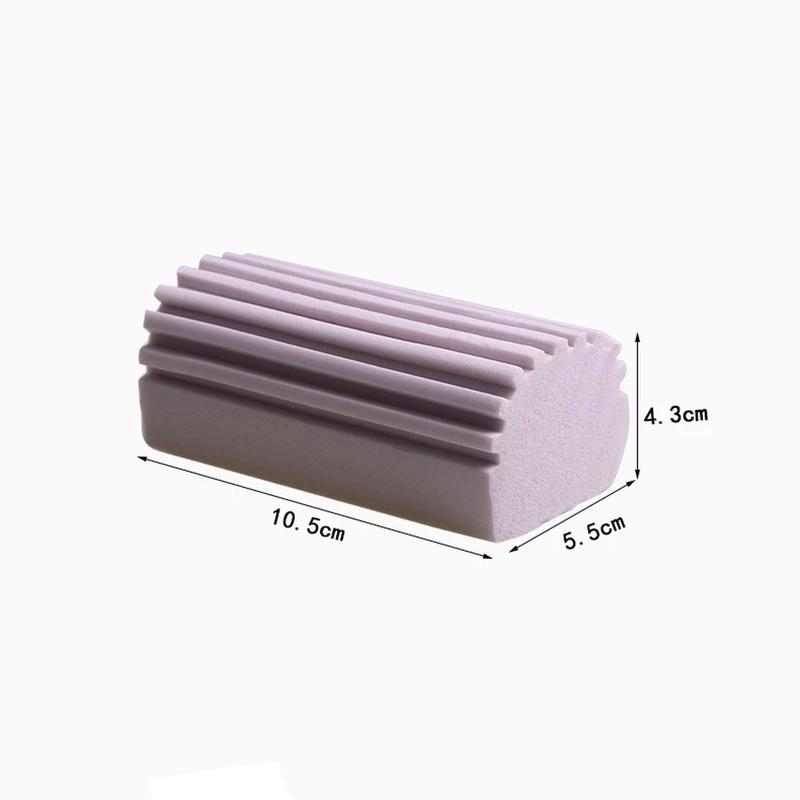 Magical Dust Cleaning Sponges PVA Sponge Damp Clean Duster Sponge for Blinds, Glass,Baseboards,Radiators,Window Track Grooves Random Color