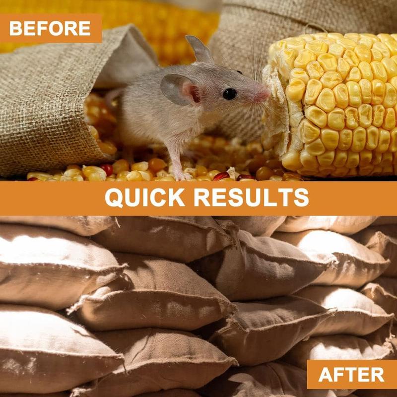 Rodent Repellent,Mouse Repellent Outdoor,Natural Mice Repellent Indoor,Peppermint Oil to Repel Mice and Rats,Powerfully&Effectively Get Rid of Mice-8P