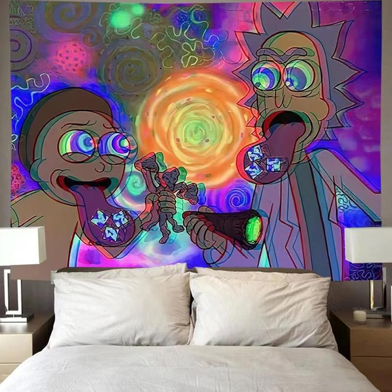 Rsefly Anime Tapestry Wall Hanging Tapestry for Bedroom Aesthetic Living Room Cool Funny Tapestries