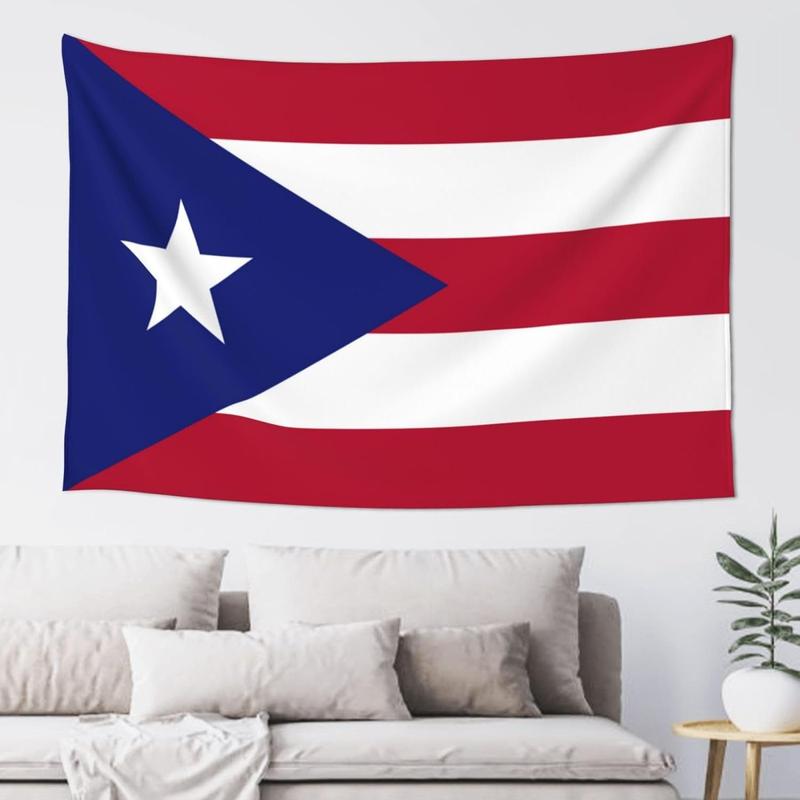 The Puerto Rico Flag Wall Hanging Tapestry 60x40 Inch Puerto Rico Flags Wall Hanging Tapestry for Bedroom Living Room Dorm