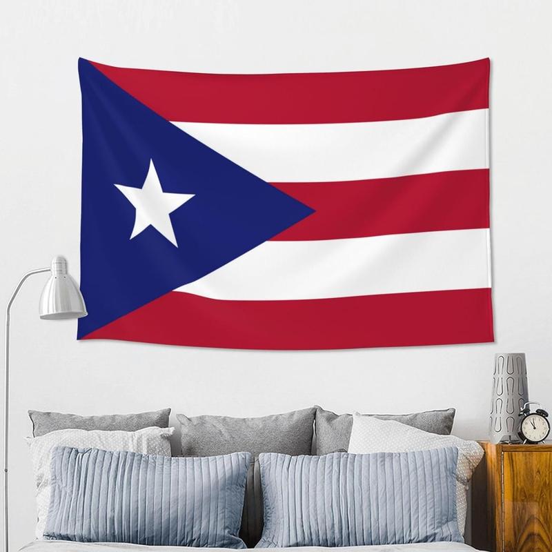 The Puerto Rico Flag Wall Hanging Tapestry 60x40 Inch Puerto Rico Flags Wall Hanging Tapestry for Bedroom Living Room Dorm