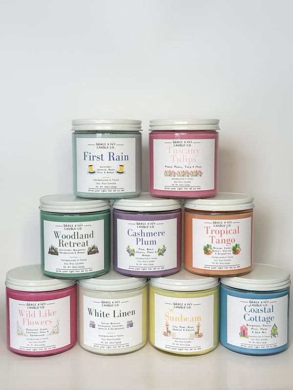 16oz Large Soy Candles