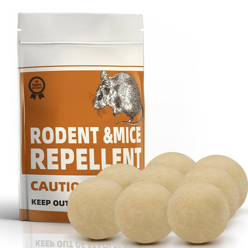 Rodent Repellent,Mouse Repellent Outdoor,Natural Mice Repellent Indoor,Peppermint Oil to Repel Mice and Rats,Powerfully&Effectively Get Rid of Mice-8P