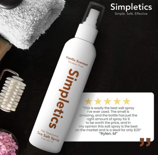 Simple.tics Himalayan Salt Spray 8oz Flavor