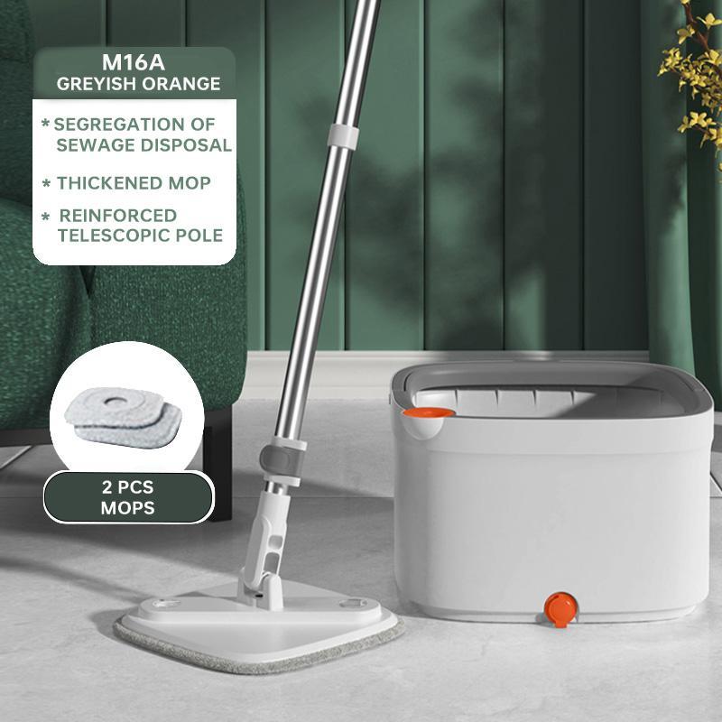 3 in 1 Mop, 1 Set Smart Automatic Water Separation & Wringing Mop, Household Cleaning Tool for Home Kitchen Bathroom, Home Supplies