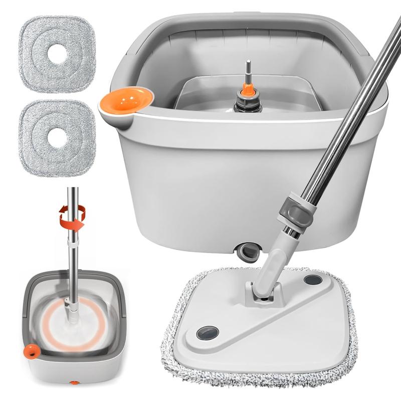 3 in 1 Mop, 1 Set Smart Automatic Water Separation & Wringing Mop, Household Cleaning Tool for Home Kitchen Bathroom, Home Supplies