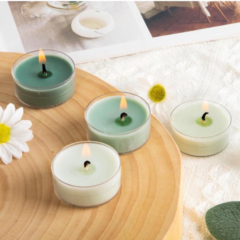 Premium Tealight Candles - Natural Soy Wax Candles with Essential Oils, Home Decor and Aromatherapy, Perfect for Home Use and Gifting